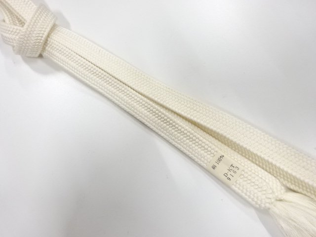 JAPANESE KIMONO / UNUSED HAND-TIED OBIJIME